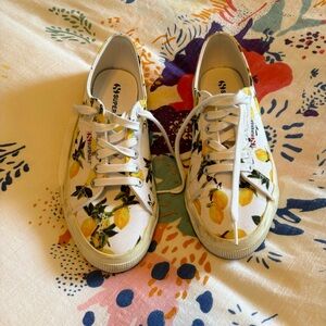 Superba 2750 Cotu Classic Sneaker - lemon print!